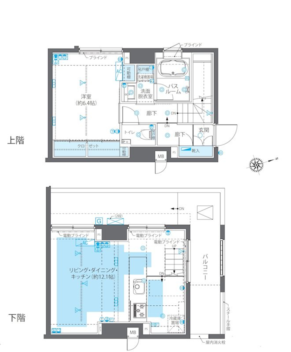 ZOOM広尾 501号室［ペット可］の間取り図