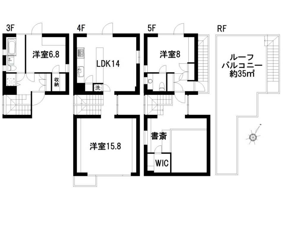 VOGUE 301号室［ペット可］の間取り図