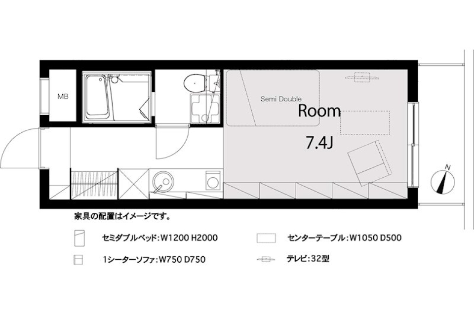 この潔さがいいの間取り図