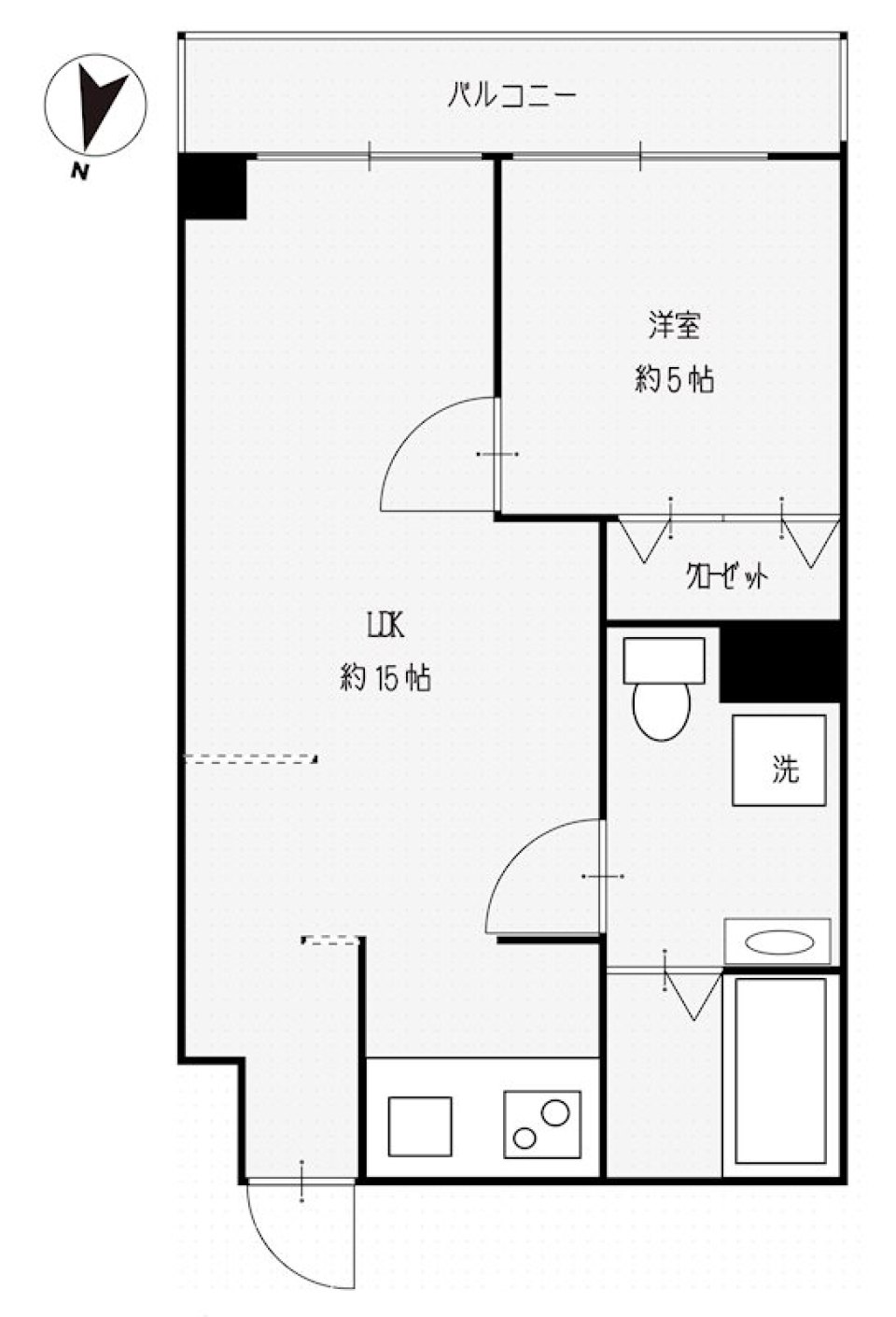 ナチュラルかわいいの間取り図