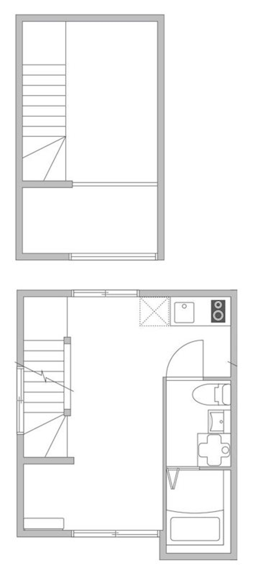 ParkSide Residence CHITOKARA 207号室［ペット可］の間取り図