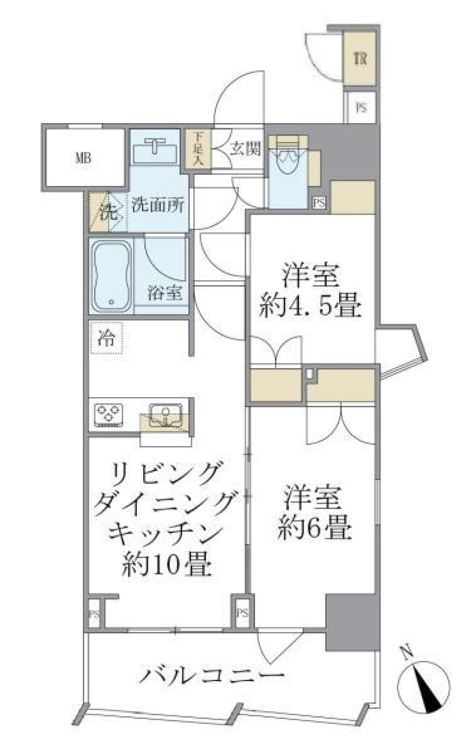 Ｓｏｌｅａｄｏ早稲田　1001号室［ペット可］の間取り図