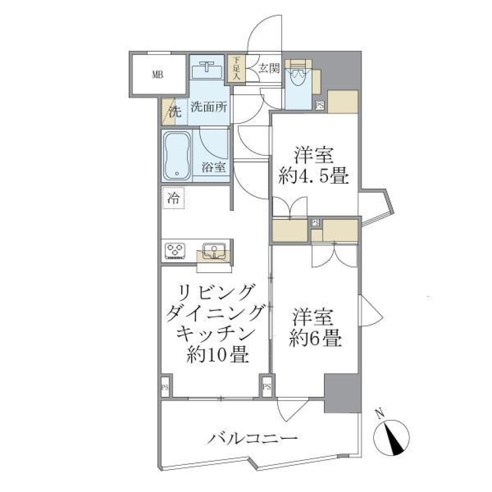 Ｓｏｌｅａｄｏ早稲田　401号室［ペット可］の間取り図