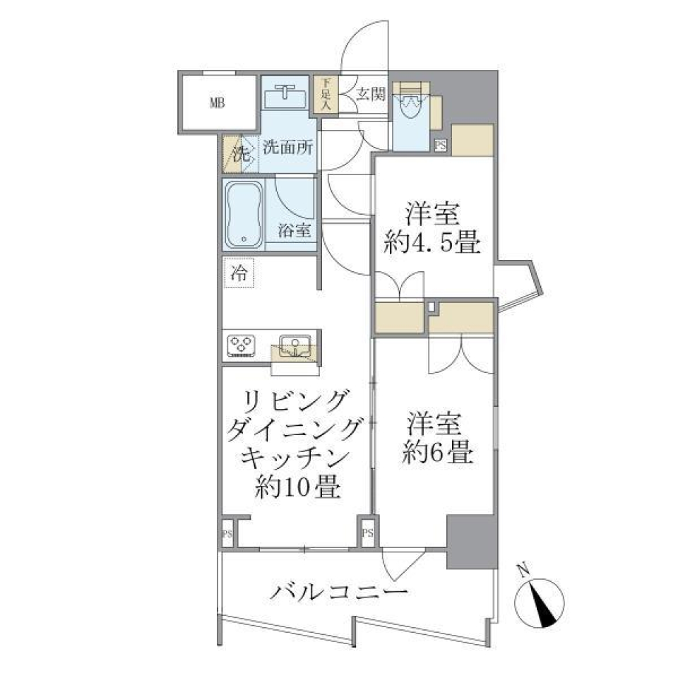 Ｓｏｌｅａｄｏ早稲田　701号室［ペット可］の間取り図