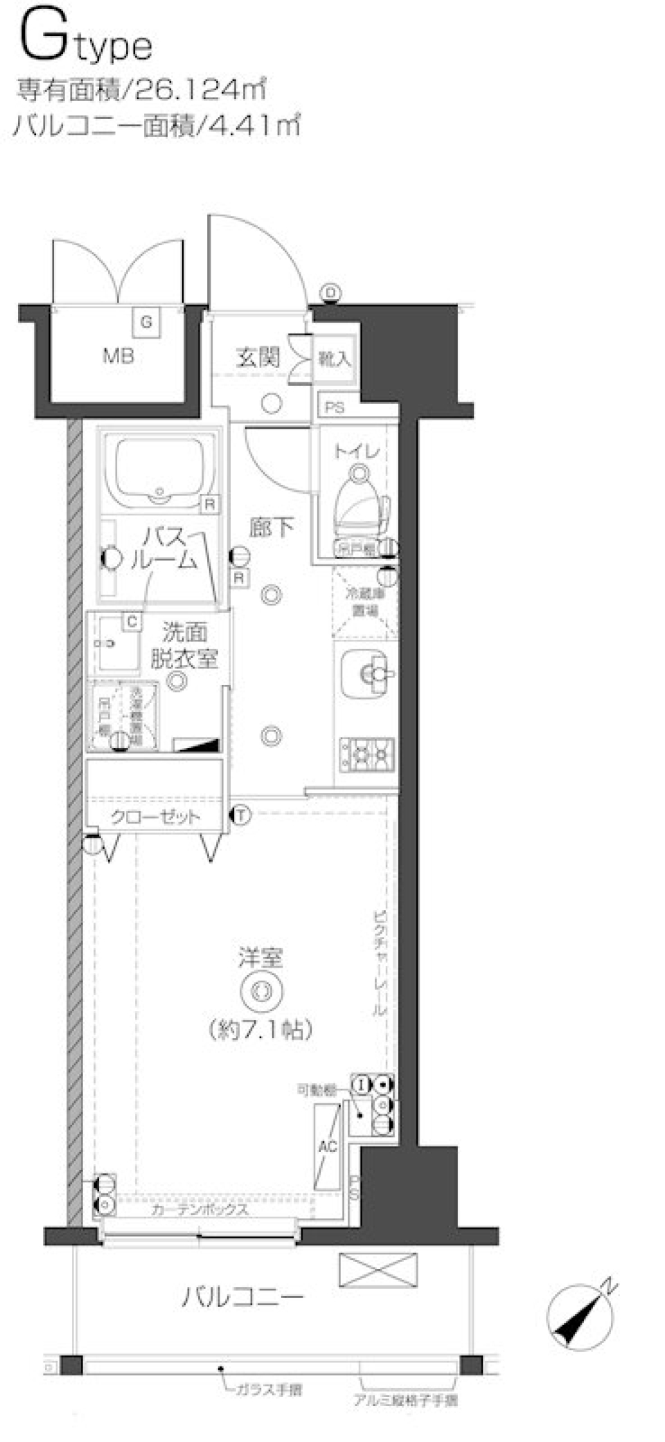 ZOOM志村坂上 1102号室［ペット可］の間取り図