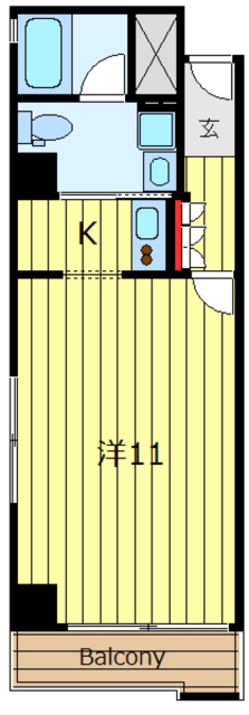 パターンのリズム［ペット可］の間取り図