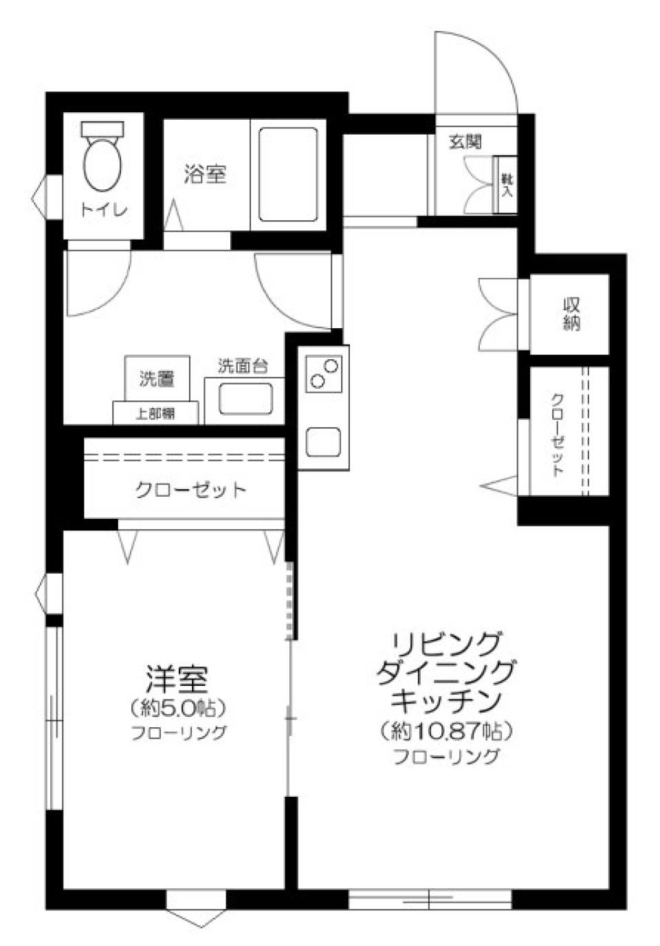 EIMA　Residence　103号室の間取り図