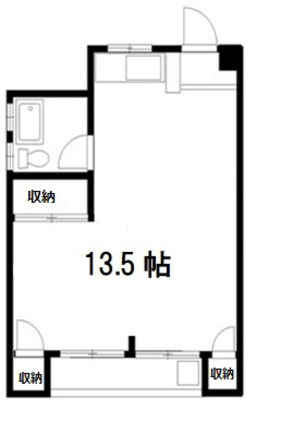 土屋マンション　502号室の間取り図