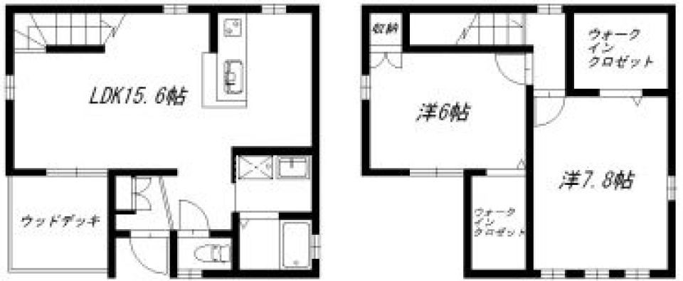 海とともに暮らす［戸建］の間取り図