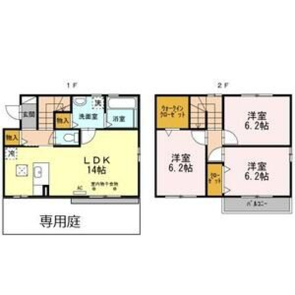 家族と過ごす、私の城［ペット可］の間取り図