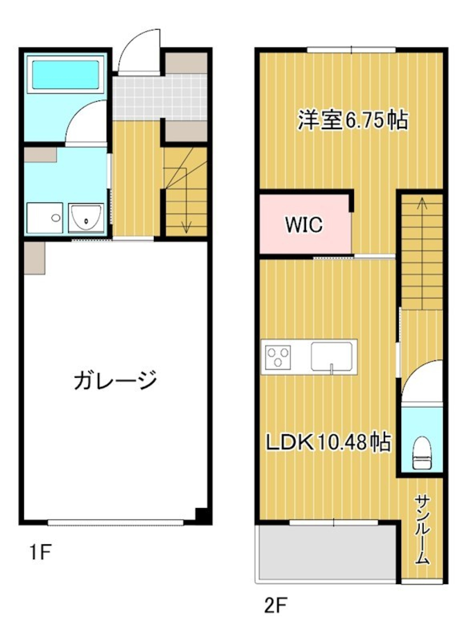 愛車と愛犬と共に［ペット可］の間取り図