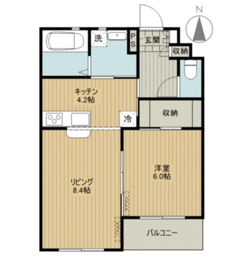 新しい毎日［新築］の間取り図