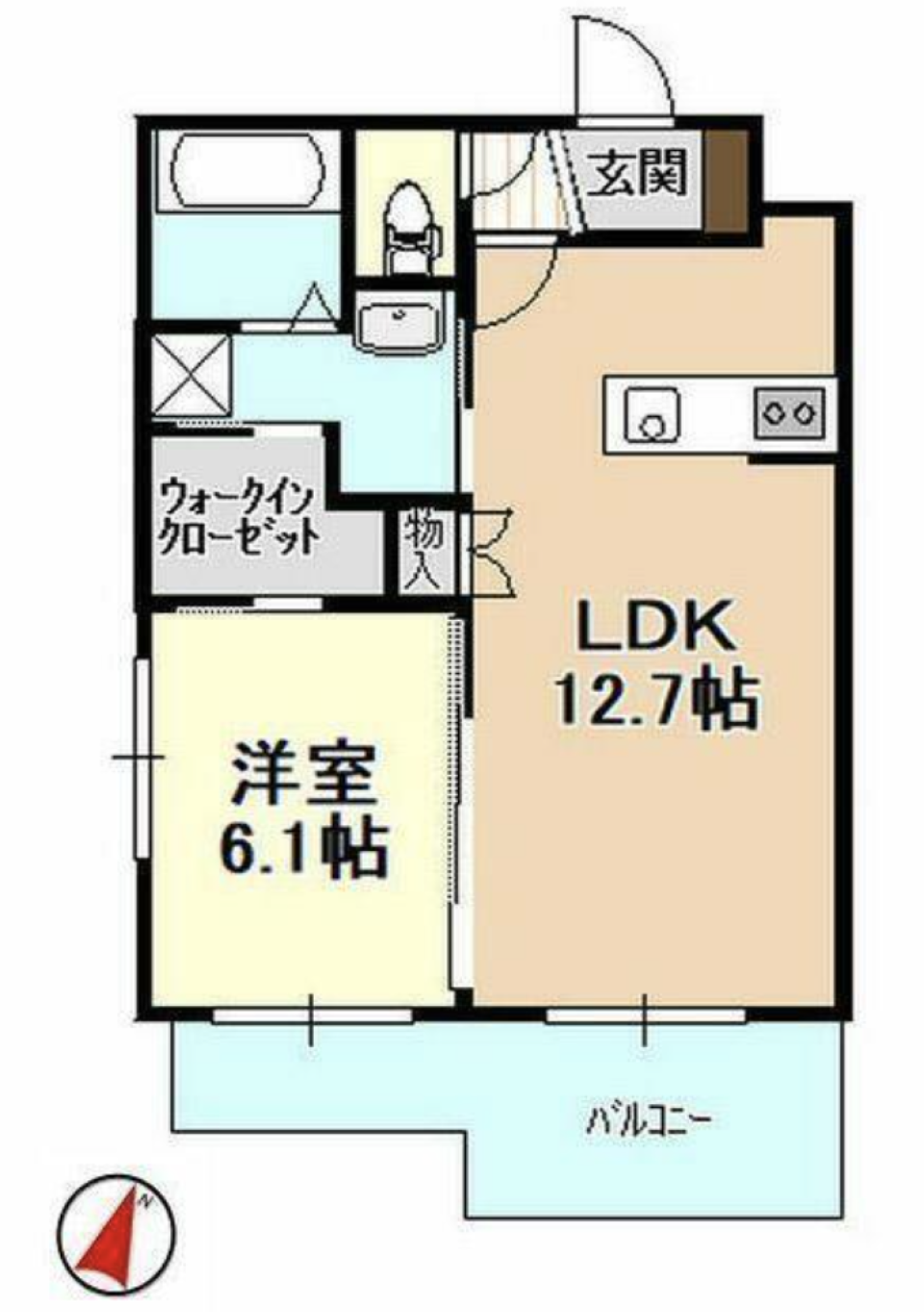 散歩好きなあなたにの間取り図