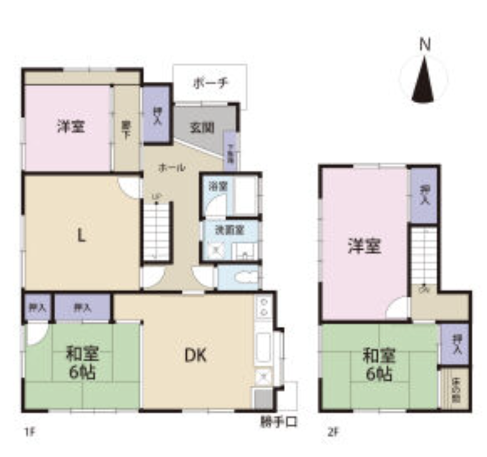 佐鳴台戸建［ペット可］の間取り図