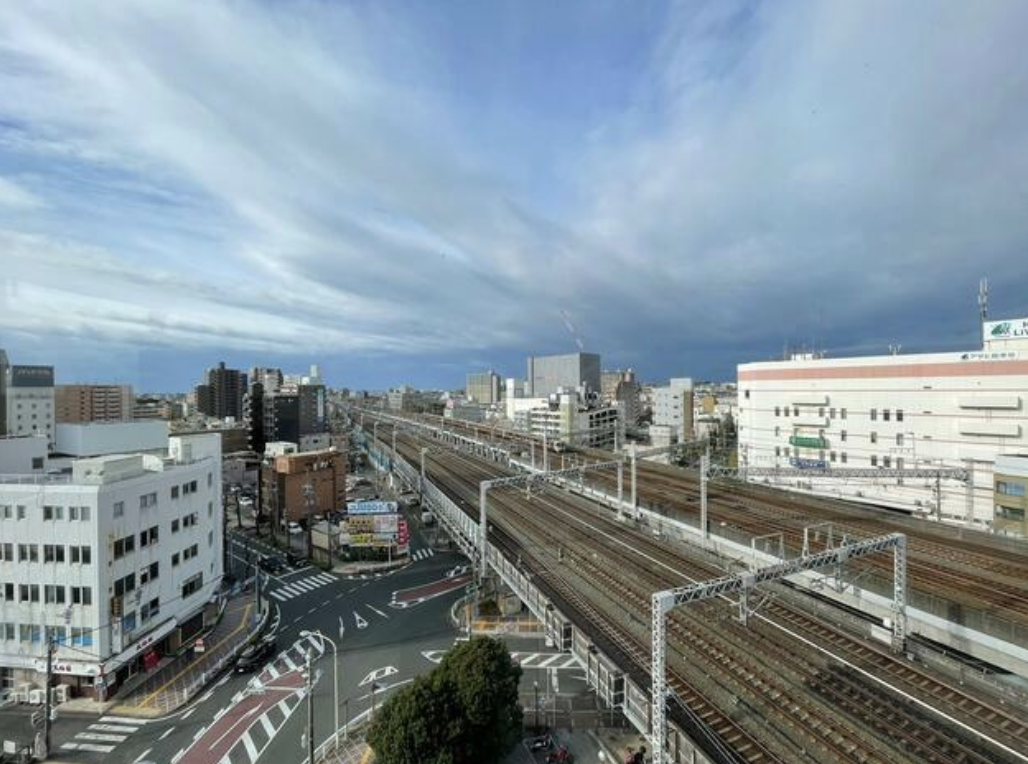 JR東海道線の沿線がすぐ横に！