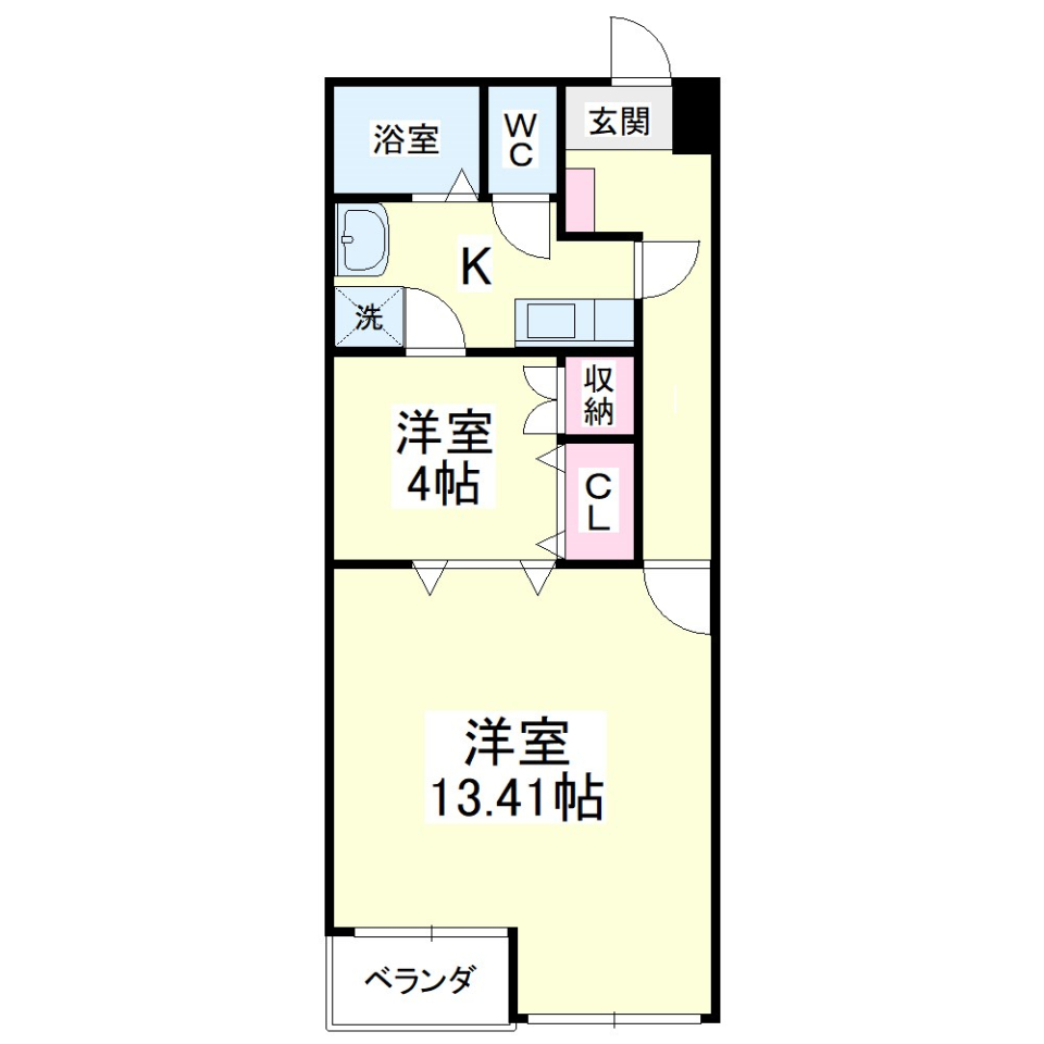 少し武骨にいきたい［ペット可］の間取り図