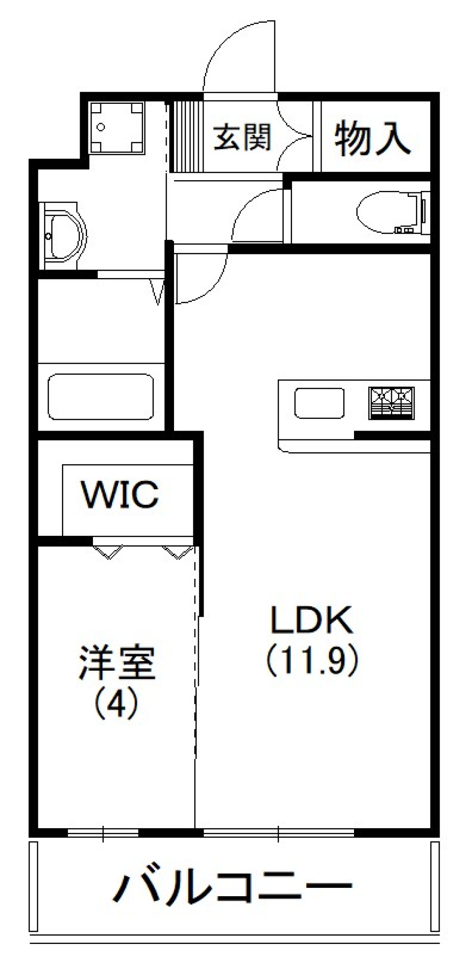 駅近だけど静かな暮らしの間取り図