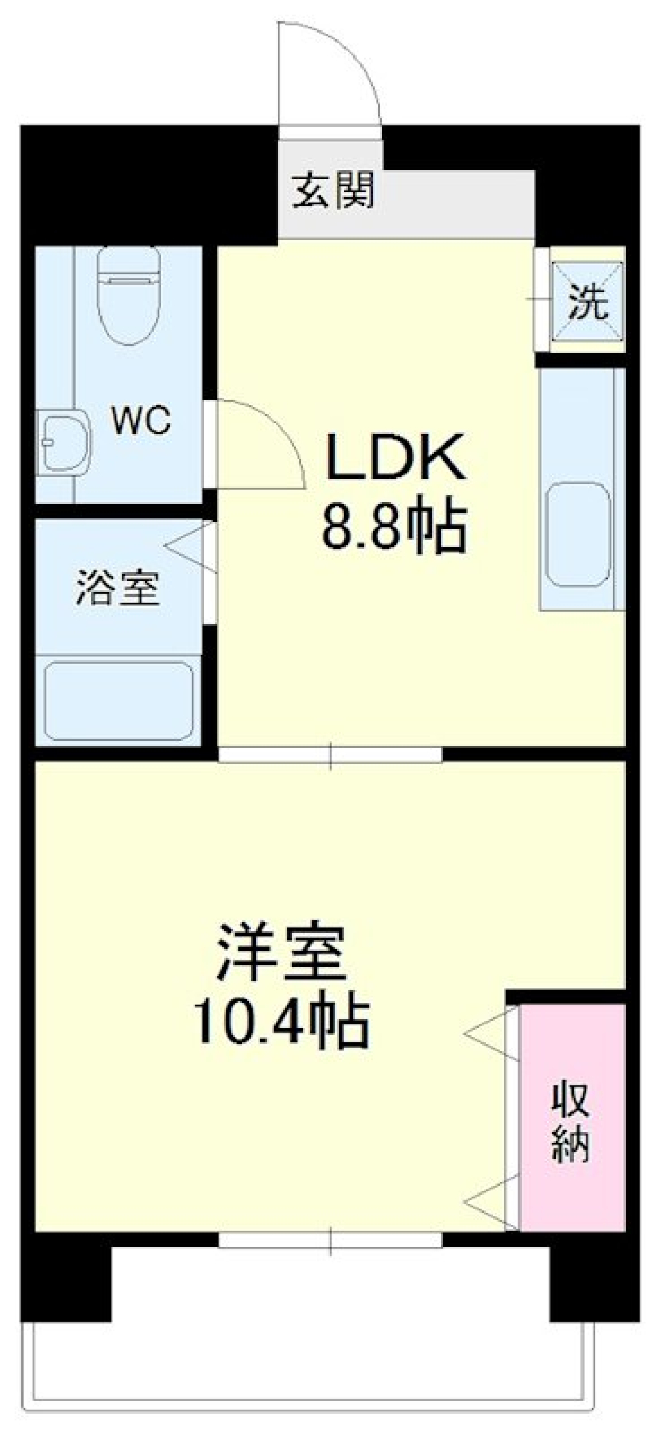 ちょっぴりムード溢れるの間取り図