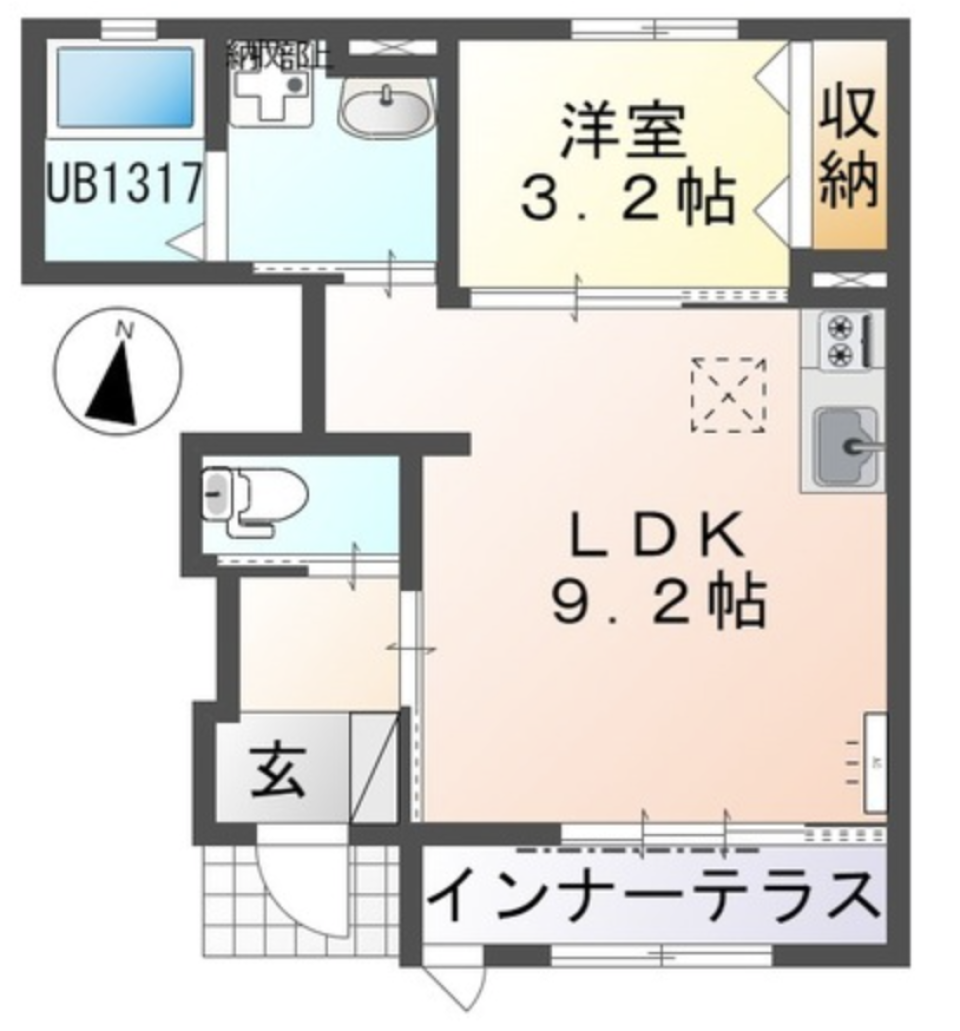 1人で大丈夫だもん！［新築］の間取り図