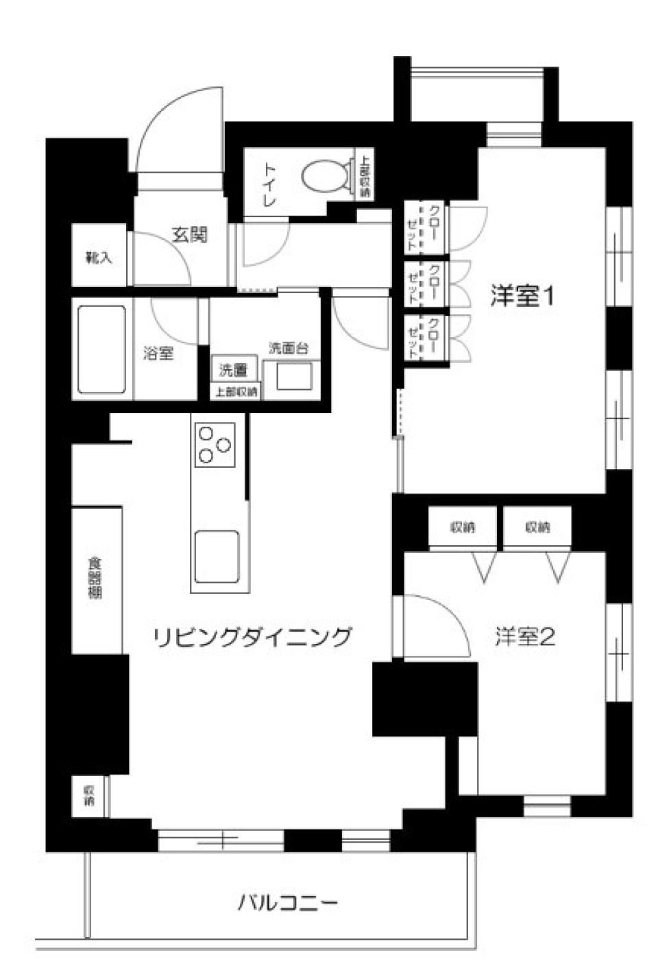 オープンレジデンシア本郷の杜　1401号室の間取り図