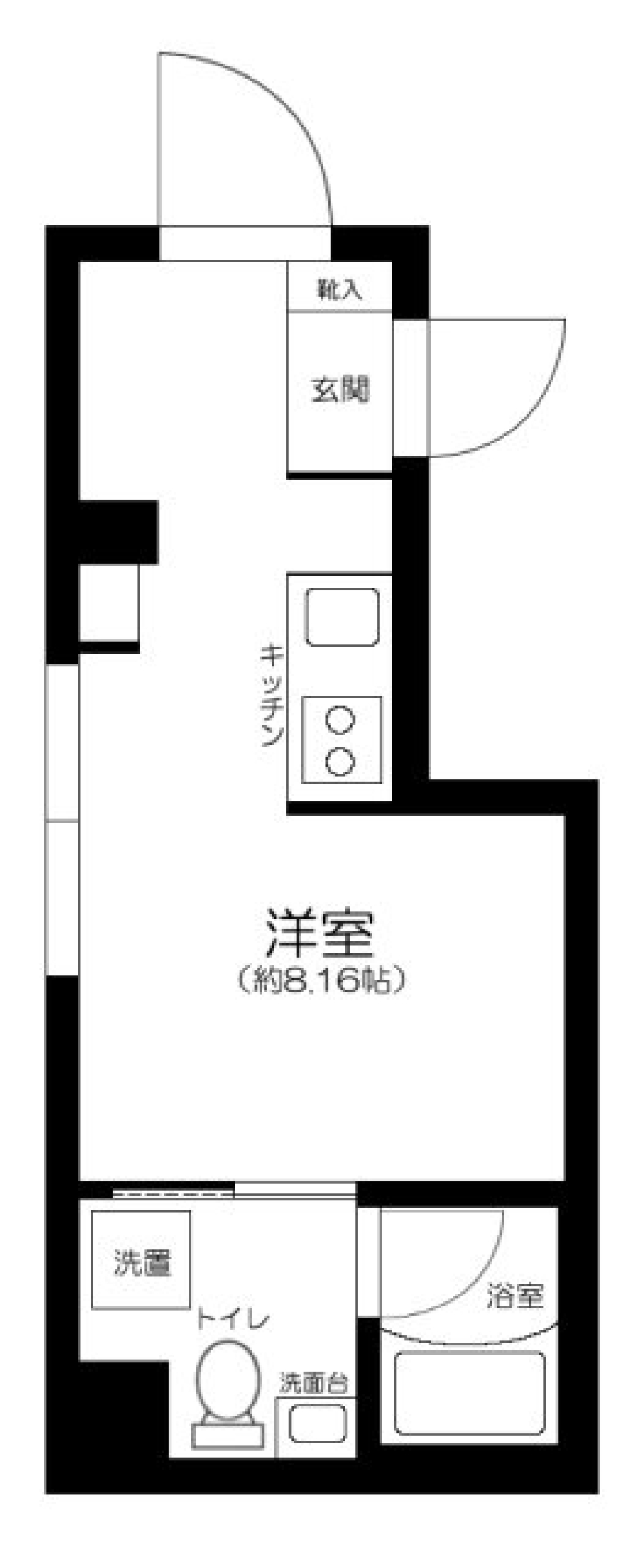 レクス目黒　402号室［ペット可］の間取り図