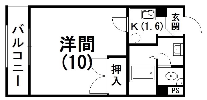 健康志向の1人暮らしにピッタリの1K