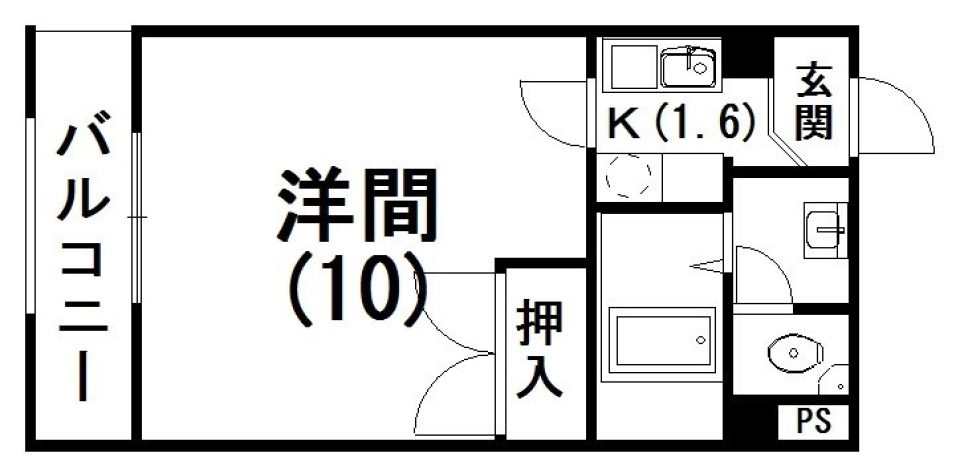 健康志向にはたまらない1人暮らしの間取り図