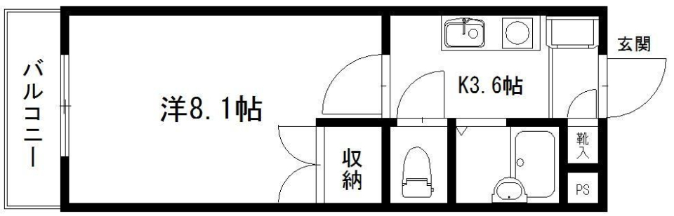 「飾らない」スタイルの間取り図