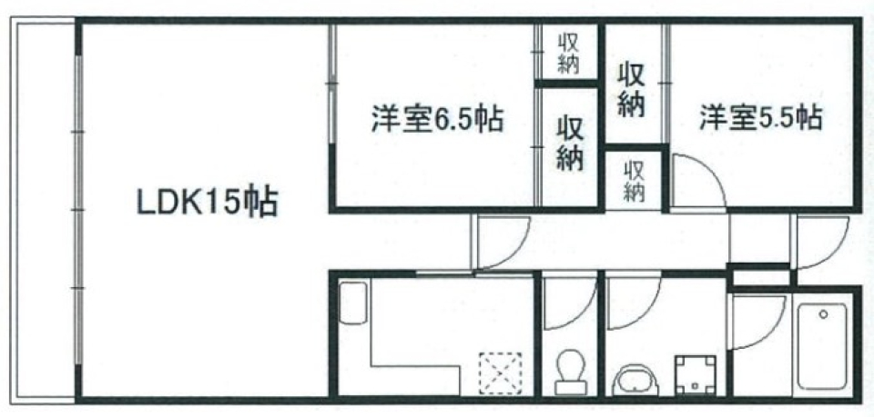 私の隠れ家の間取り図