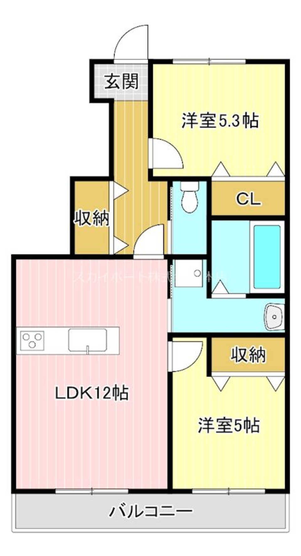 家族と温かな暮らしをの間取り図