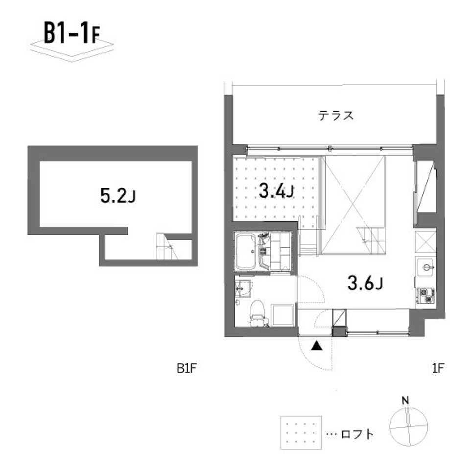 秘密のアジトの間取り図