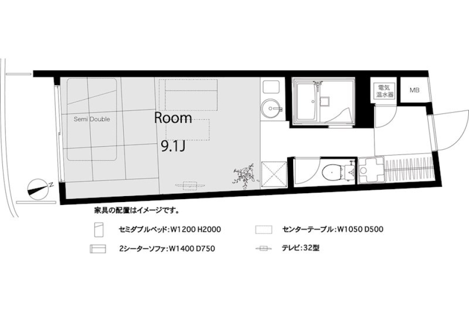 ザ・和モダンの間取り図