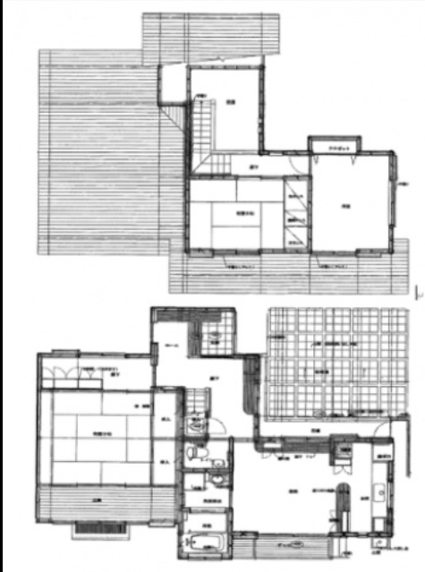 3LDKの間取り図。