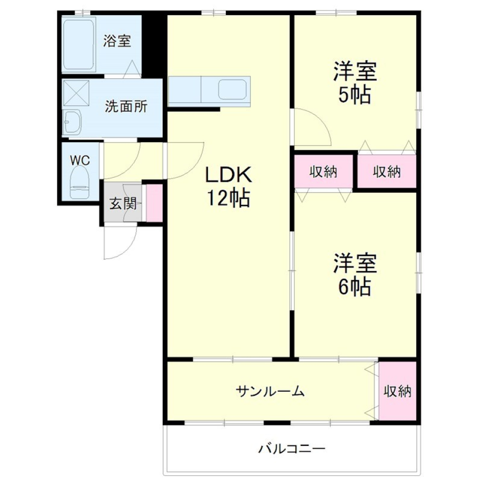 ポカポカあったまろの間取り図