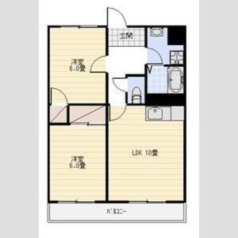 ほのかに残る「和」に懐かしさを求めるの間取り図