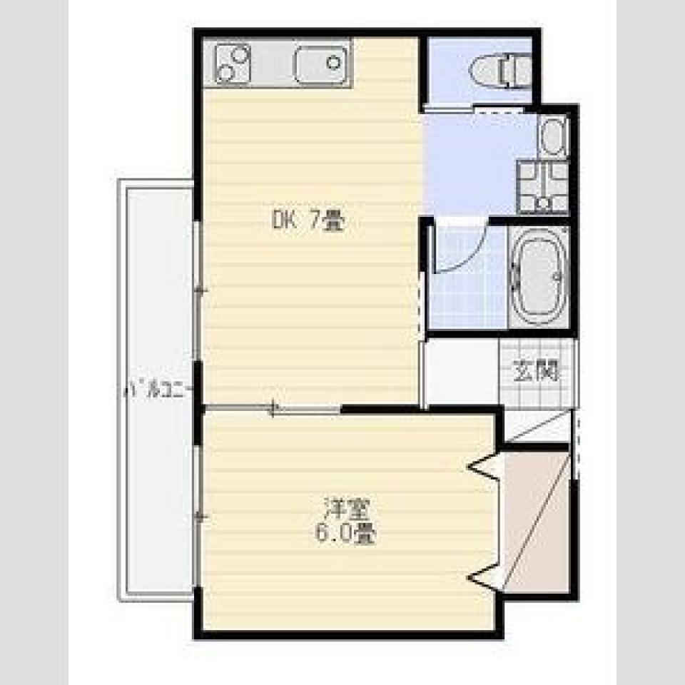 1人時間も大切だから。の間取り図