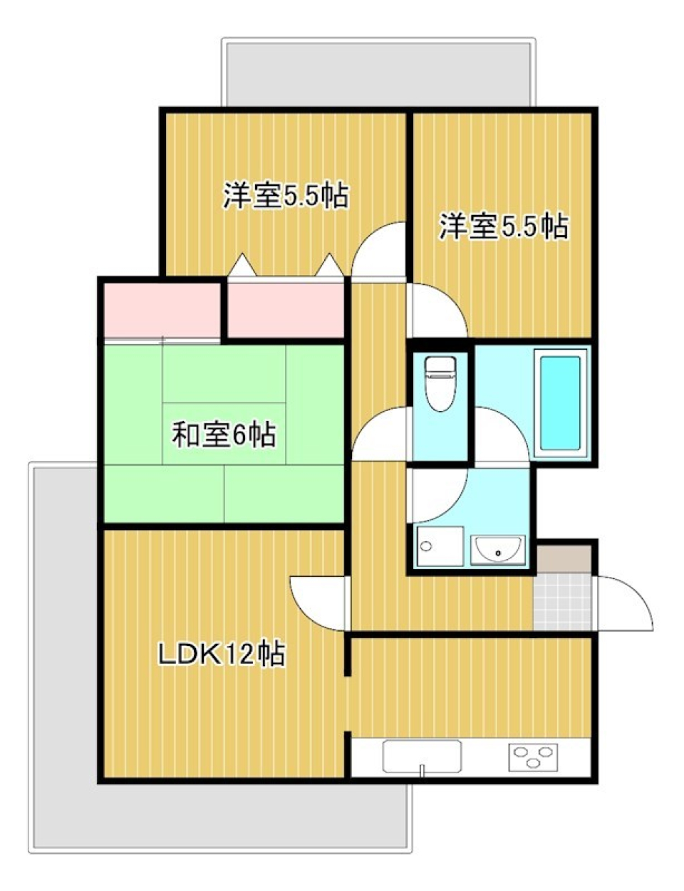 愛犬・愛猫との日々［ペット可］の間取り図