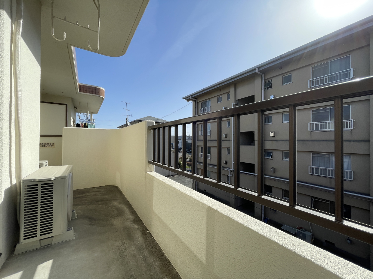 両面バルコニーで風通しGOOD