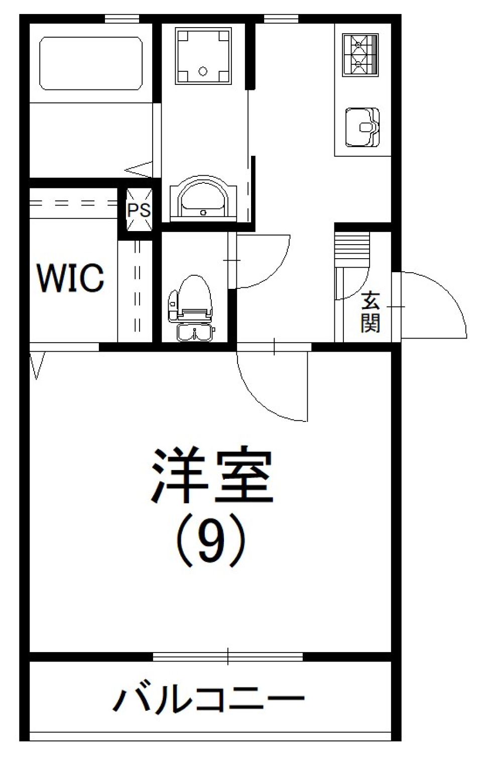 新居で心機一転の間取り図