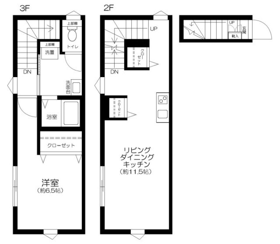 EIMA　Residence　206号室の間取り図