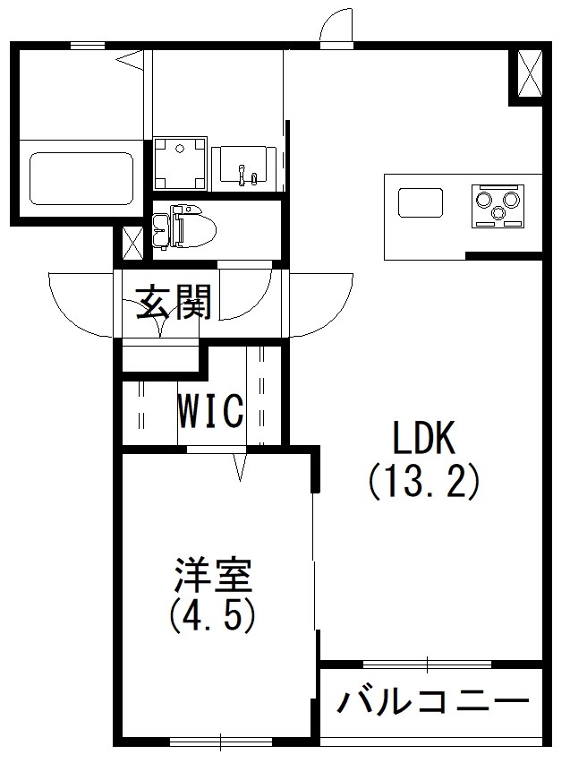 1人でも2人でも暮らせそうな間取り