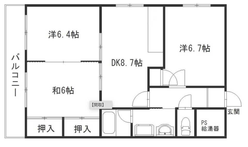 みんなで集まろの間取り図