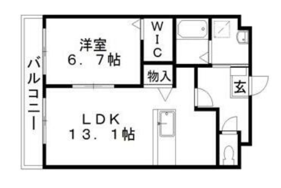 赤電沿いに住まうの間取り図