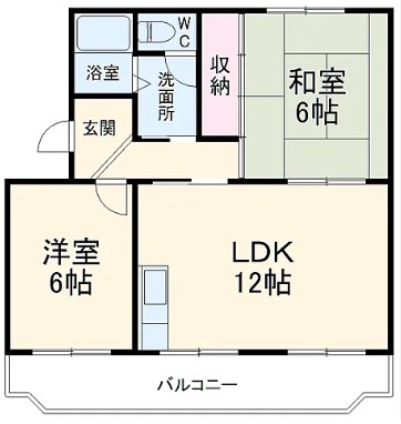 ファミリー暮らしにぴったりの２LDK物件です