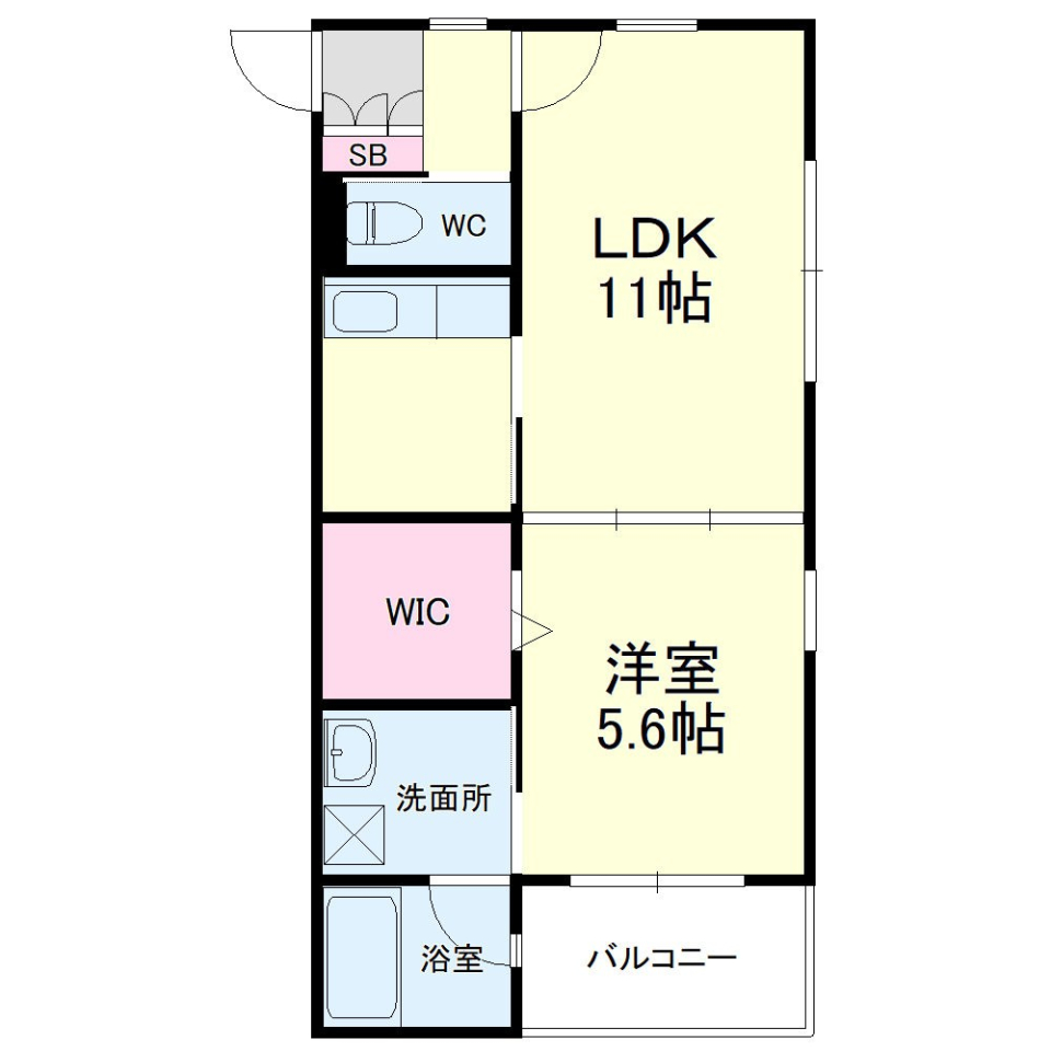 本日も規則正しくの間取り図