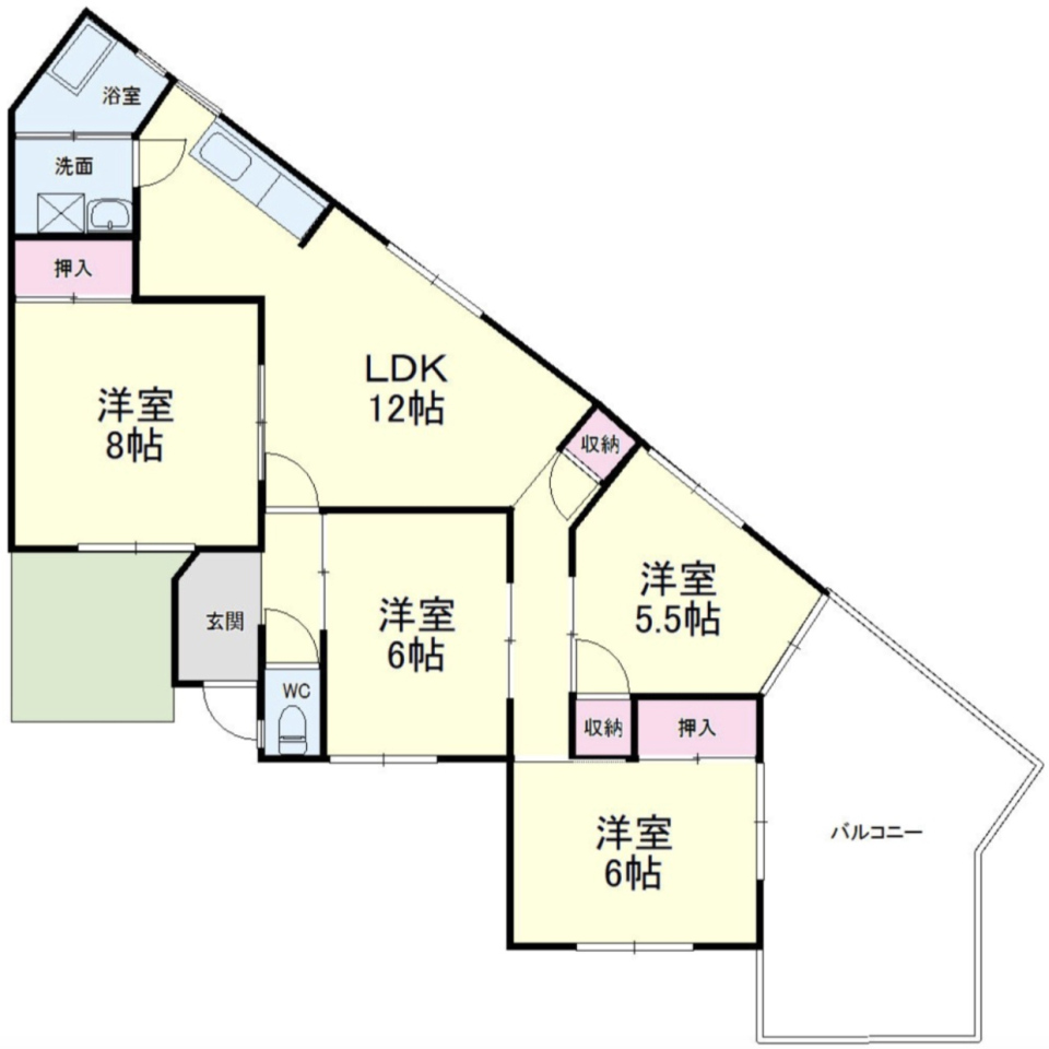 もしかして忍者屋敷？［ペット可］の間取り図