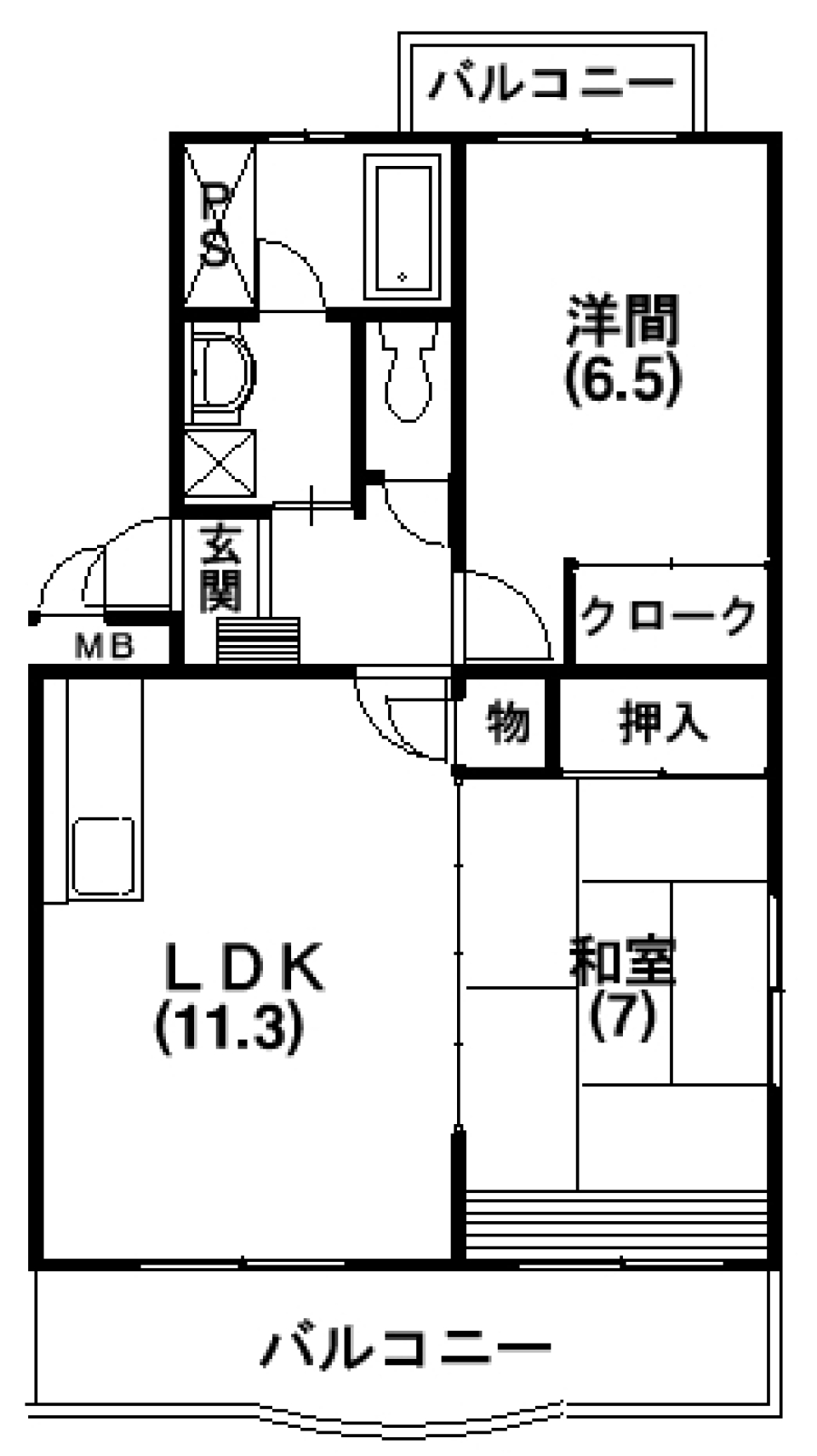 いいところを取り入れての間取り図