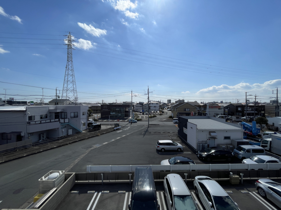 物件周りには高い建物が無いのでこんなにいい景色！