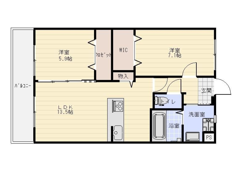 春風が香るの間取り図