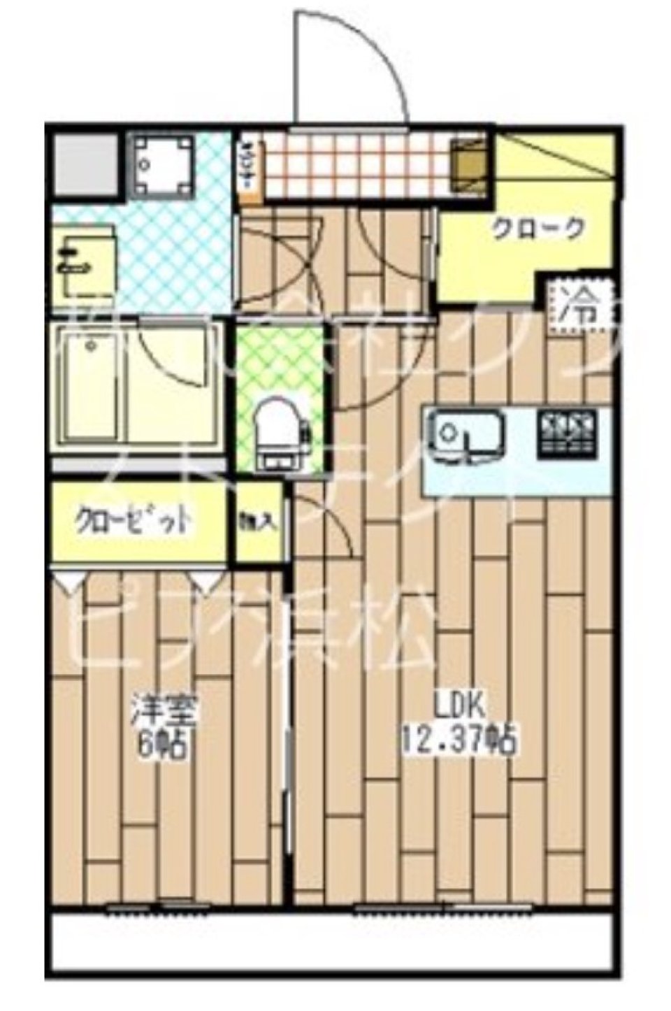 駅近築浅いいLIFEの間取り図